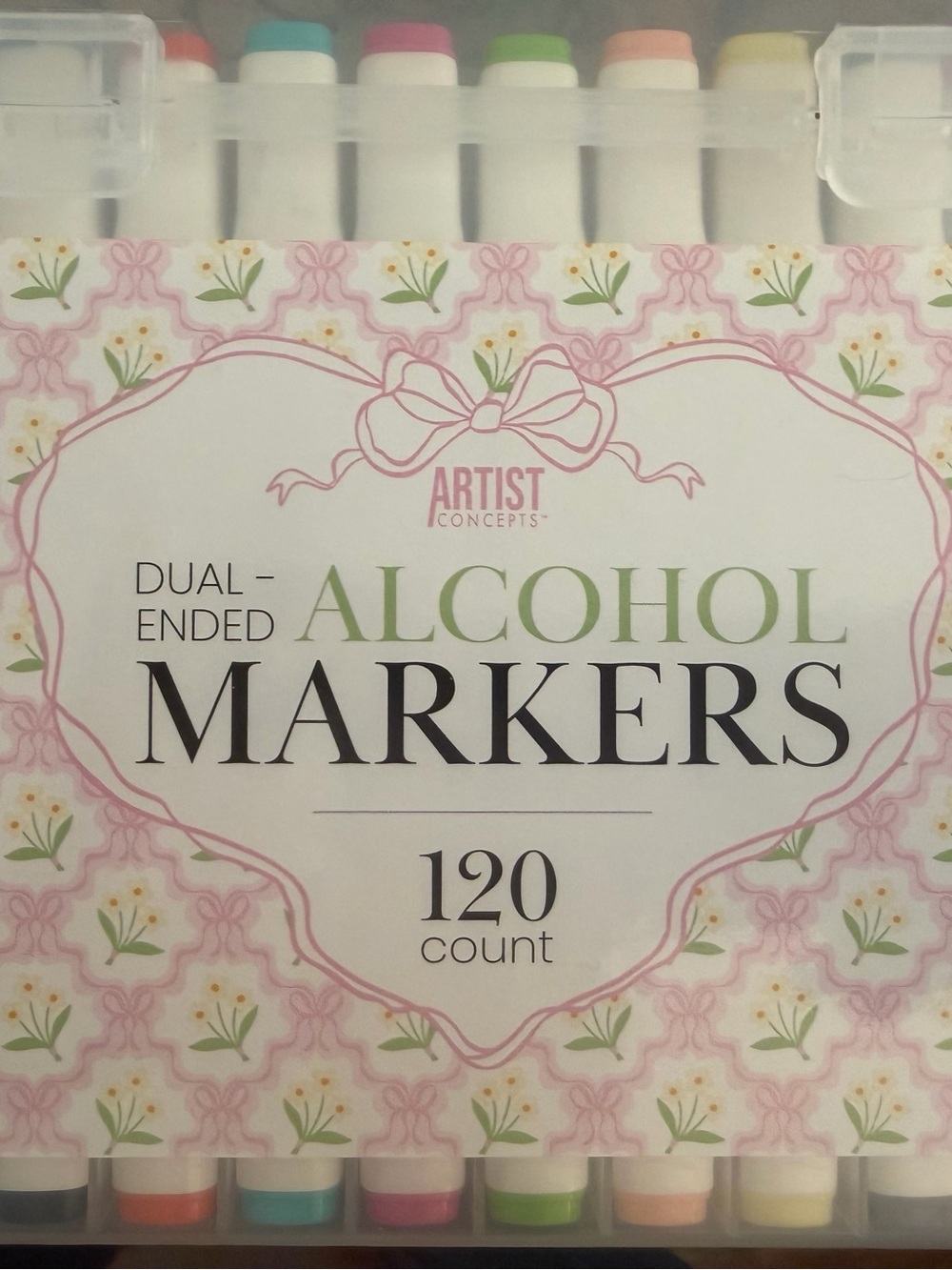 Dual-Ended Alcohol Markers - 120 Count, Multicolor